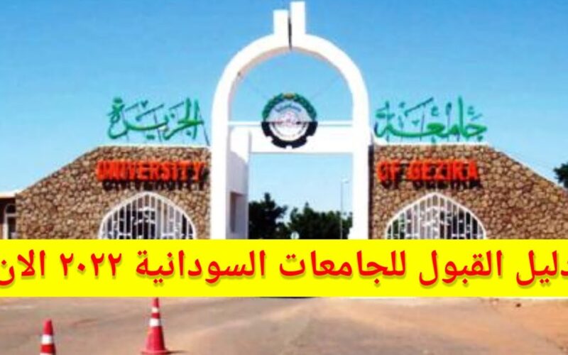 دليل القبول للجامعات السودانية الخاصة 2022 pdf عبر رابط daleel.admission.gov.sd ونسب القبول